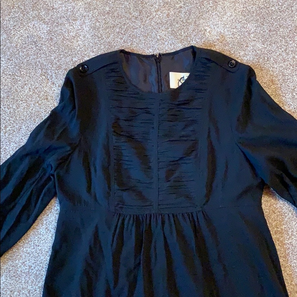 Black knee length Burberry dress